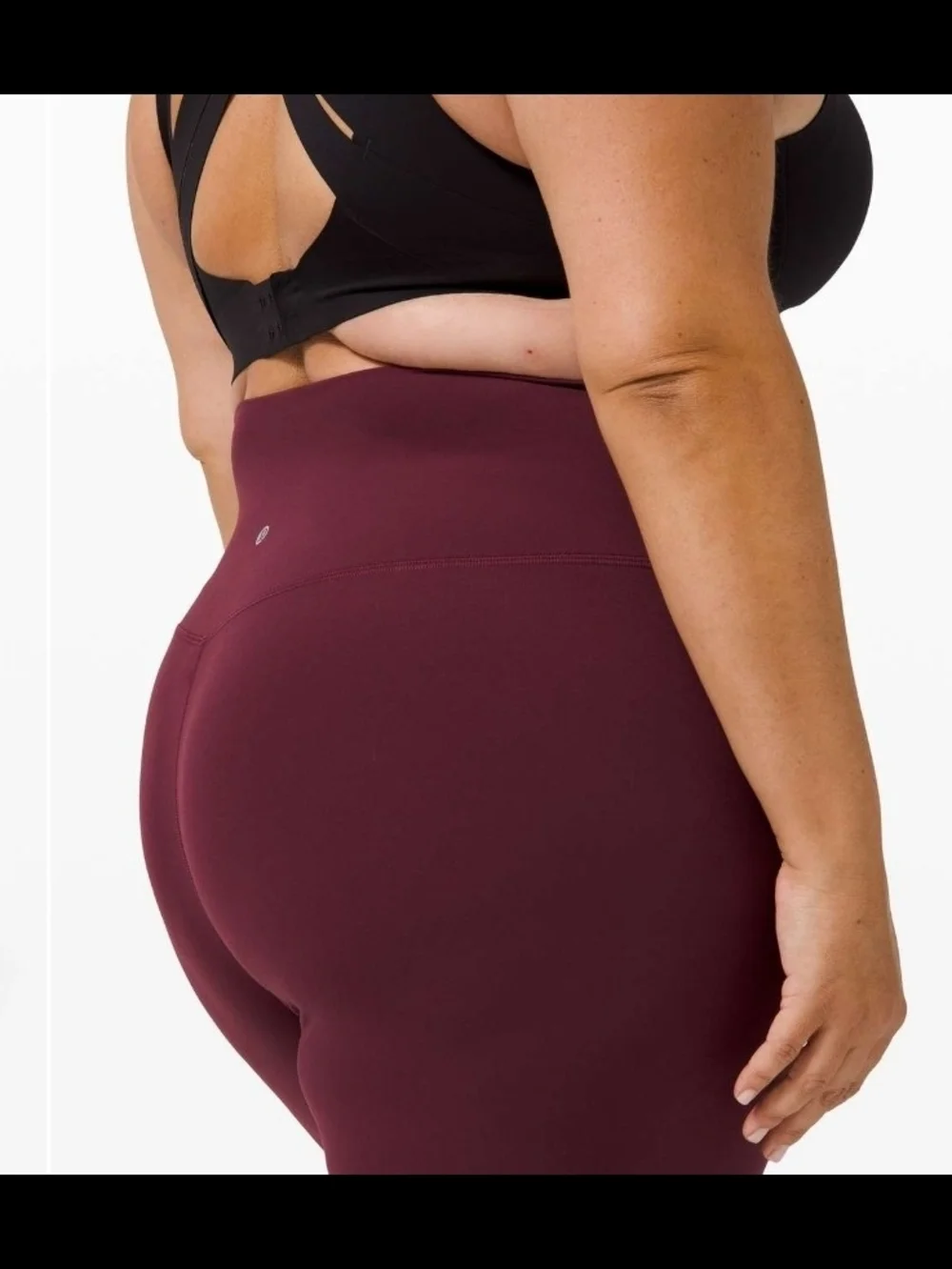 lululemon athletica High-Rise 7/8 Leggings in Deep Burgundy
